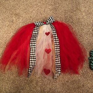 Costume-Queen of Hearts Skirt size L/XL